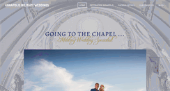 Desktop Screenshot of annapolismilitaryweddings.com